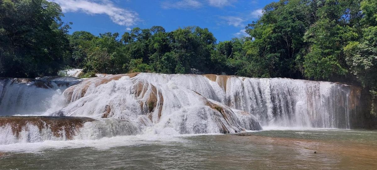 Posada Tzeltal Arroyo Agua Azul Extérieur photo